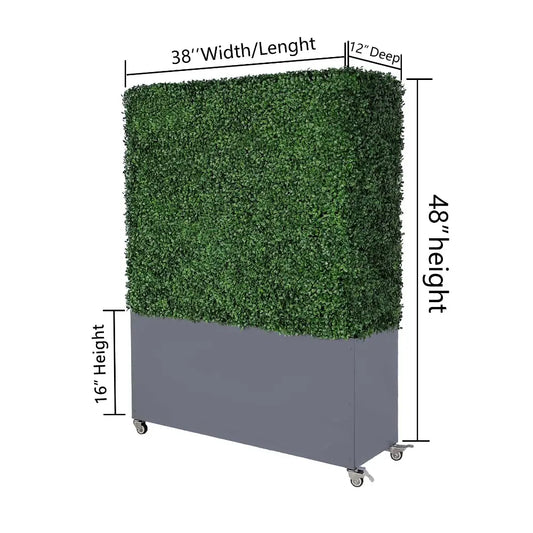 Simulated Plant Hedge Wall