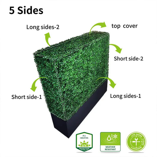 artificial hedge wall