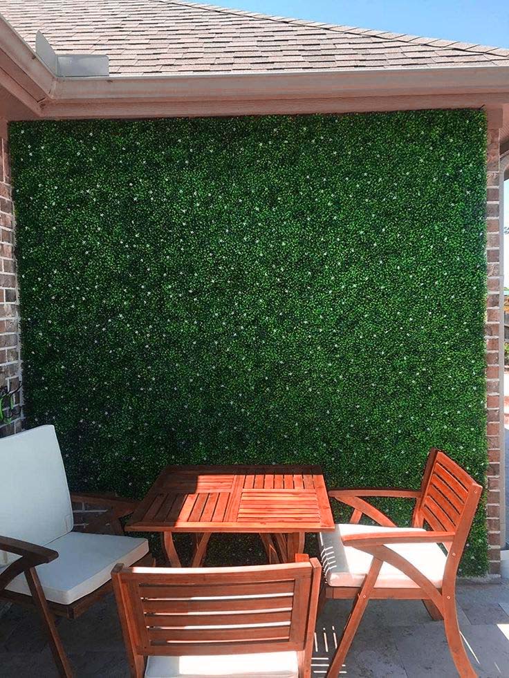 Green Wall Panels - Artificial Plant Wall for Indoor and Outdoor Use - AGPL Hedge