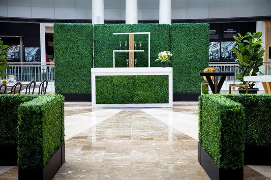 The application of artificial hedges in commercial areas