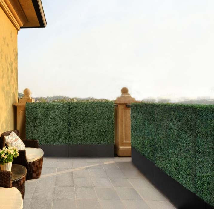 Artificial Hedge With Planter Box - AGPL Hedge 
