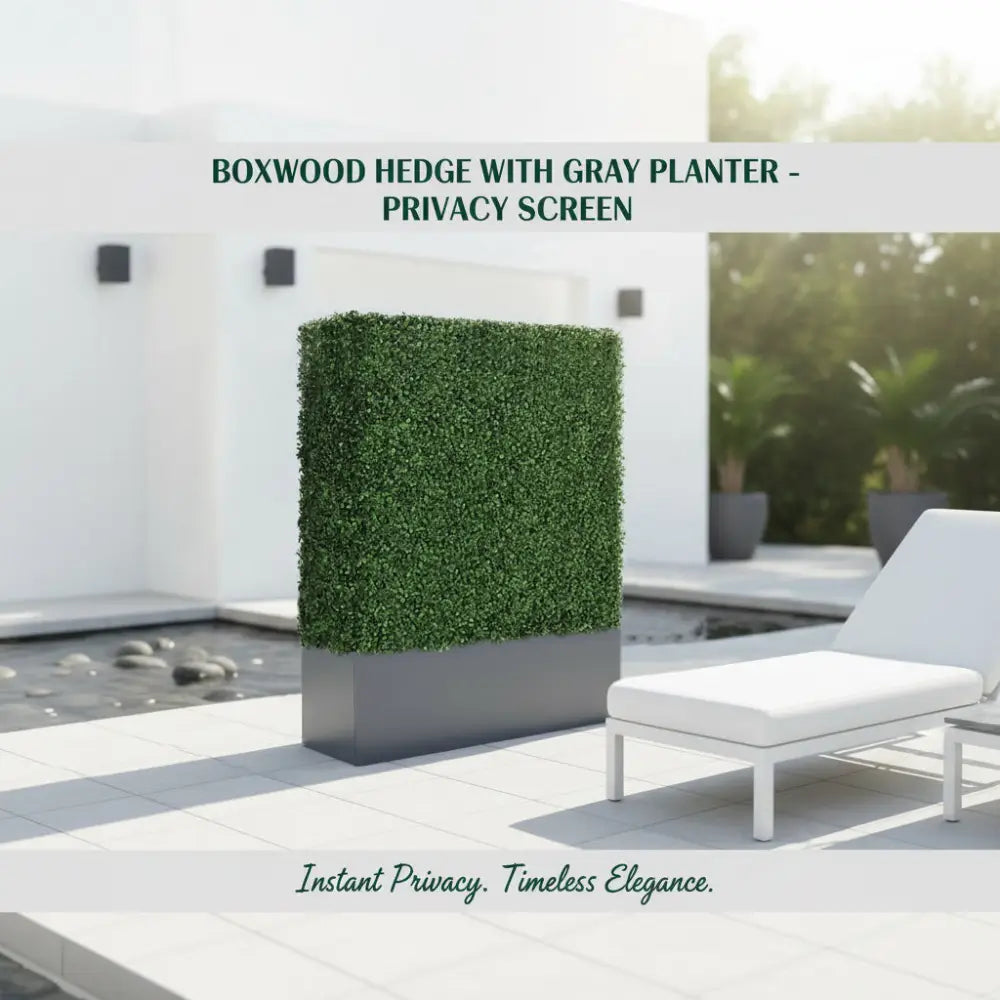 artificial Boxwood Hedge wall