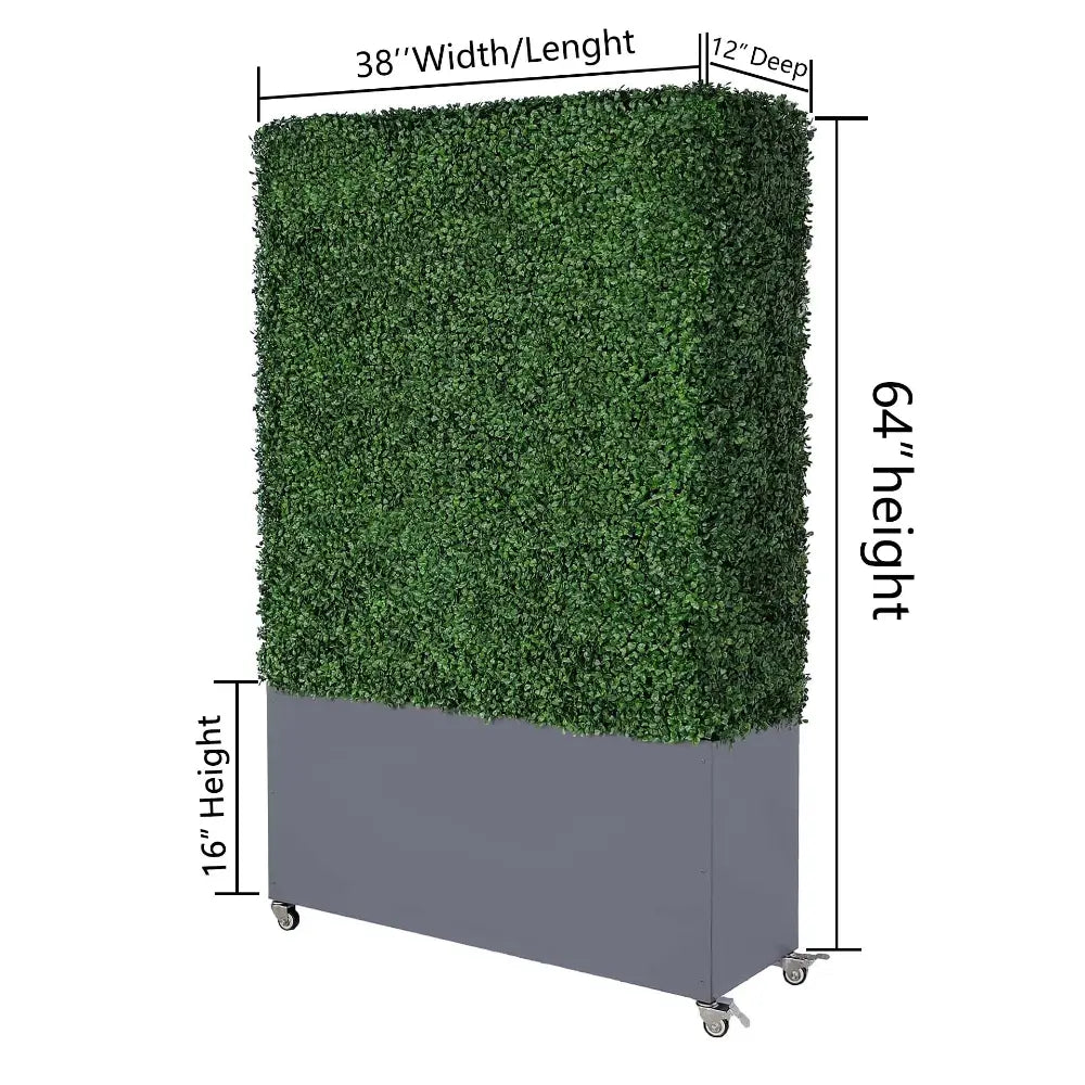 Simulated Plant Hedge Wall
