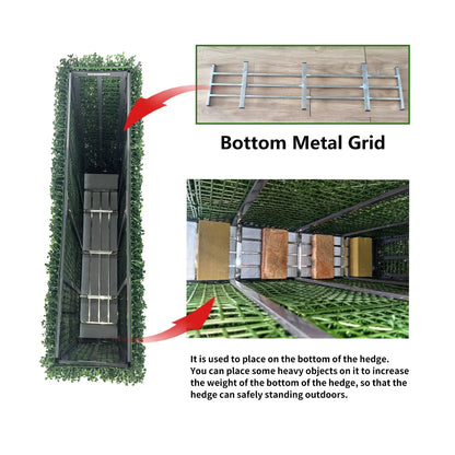 Hedge Wall Without Planters