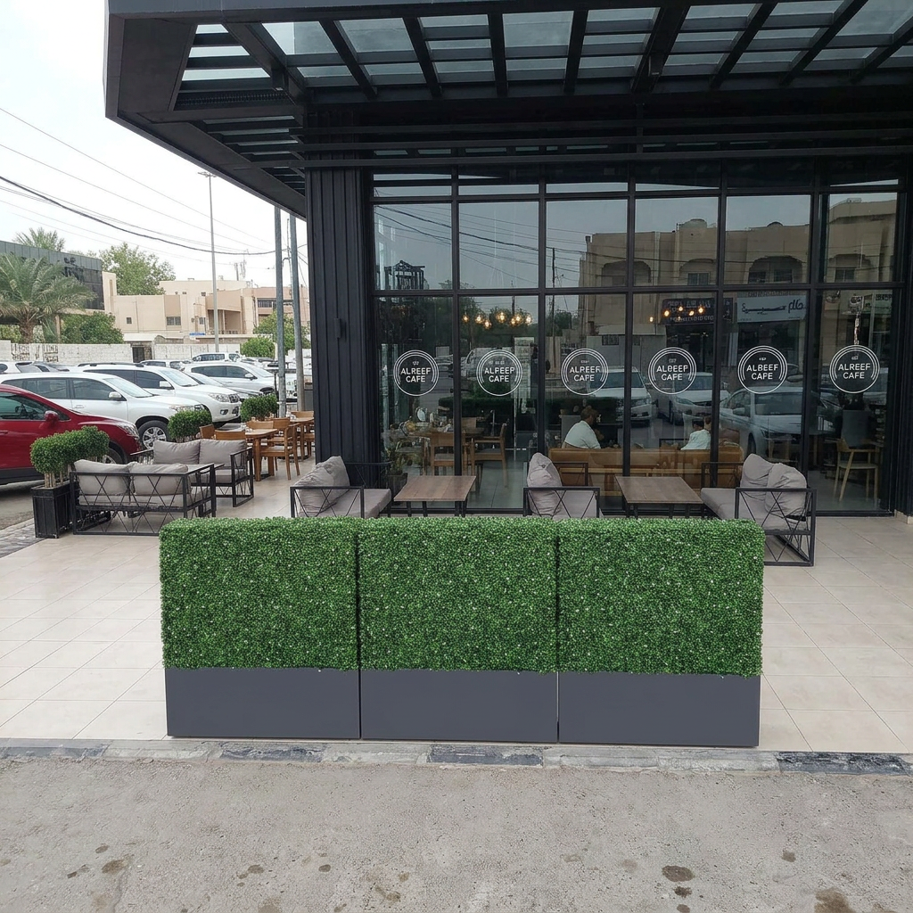 Boxwood Hedge Wall