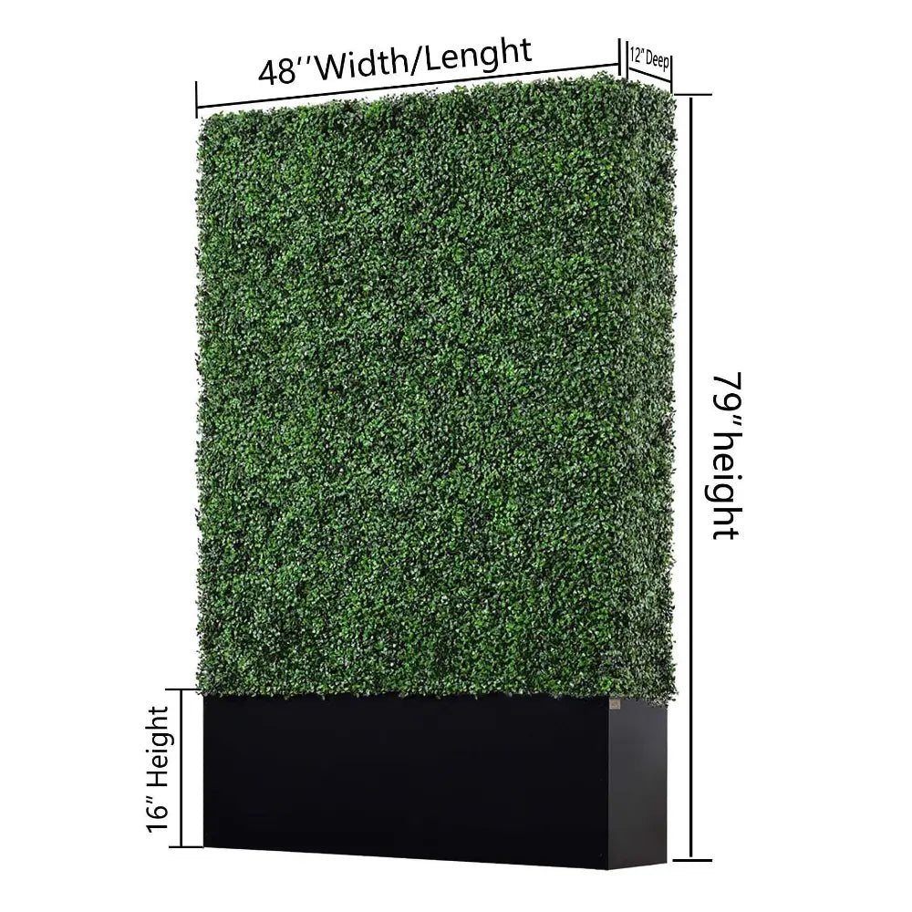 artificial_boxwood hedge wall
