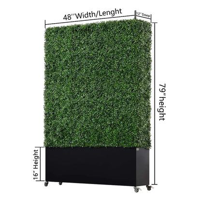 aMovable hedge wall