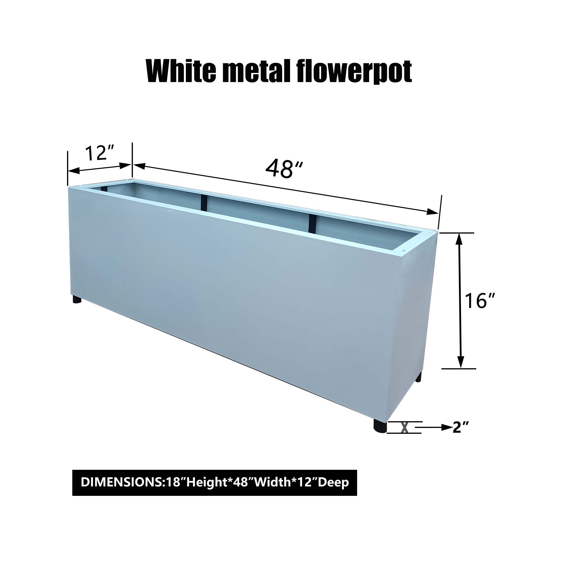 Metal Flower Pots and Planter Boxes - Elegant Garden Solutions - AGPL Hedge 